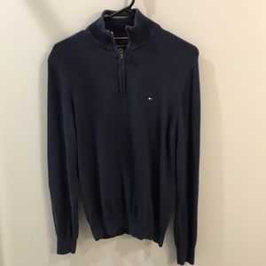 Tommy Hilfiger Navy Blue Quarter Zip